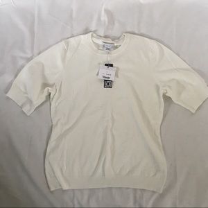 NWT Liz Claiborne Short Sleeve Sweater, Size Large